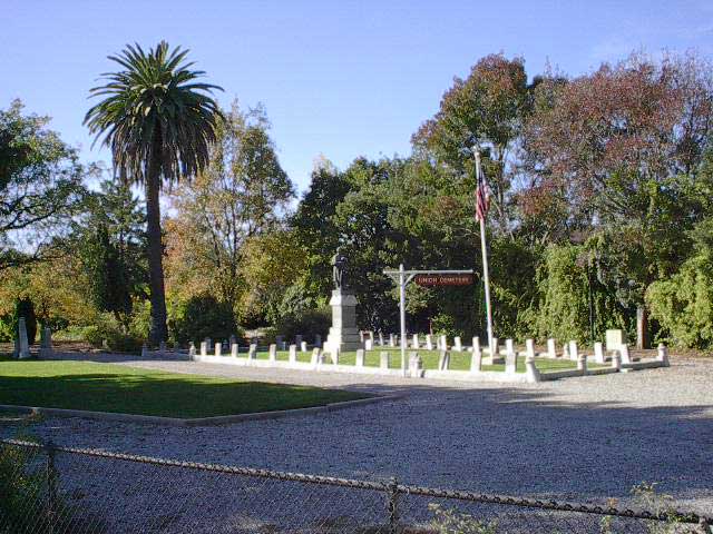 Memorial Day at Historical Union Cemetery in Redwood City, CA c.1859